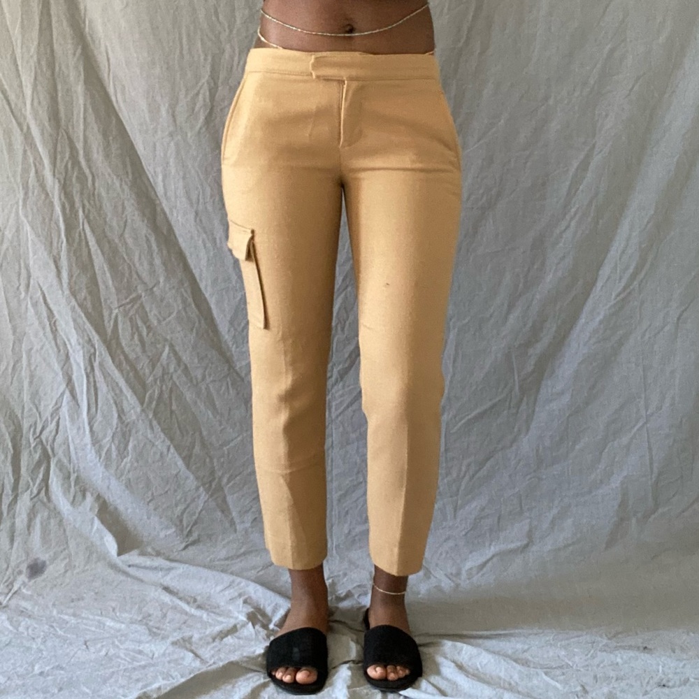 Camel Smart Cargo Trousers